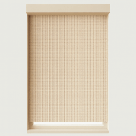 Volledig Verduisterend Beige Rolgordijn Dikke Stof - A402